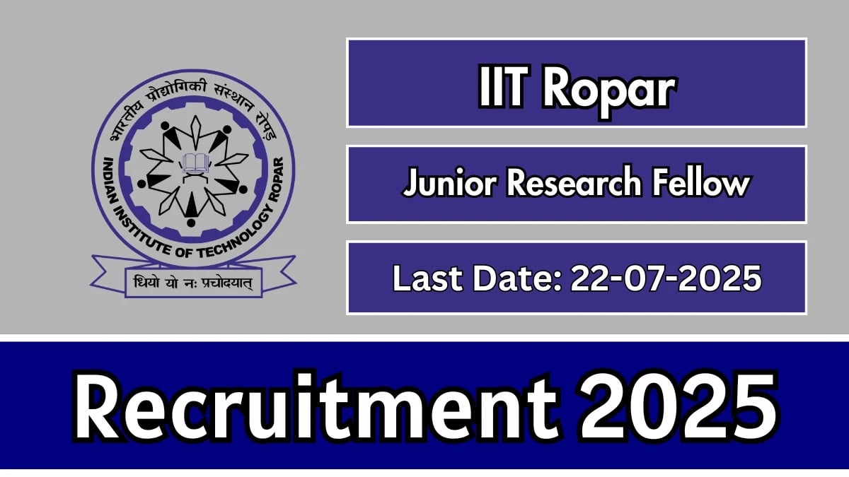 IIT Ropar JRF & Project Associate Jobs 2025: Complete Guide
