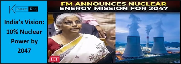 India’s Vision: 10% Nuclear Power by 2047