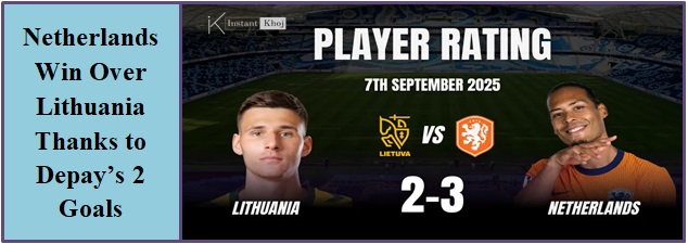 Netherlands Win Over Lithuania Thanks to Depay’s 2 Goals