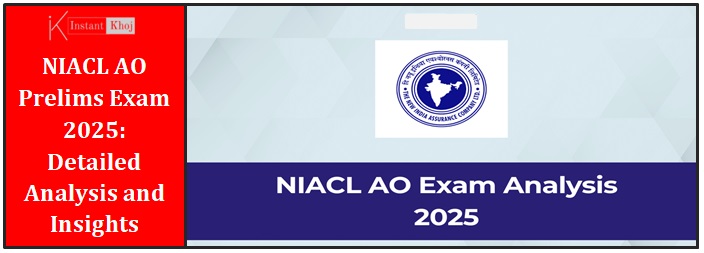 NIACL AO Prelims Exam 2025: Detailed Analysis and Insights