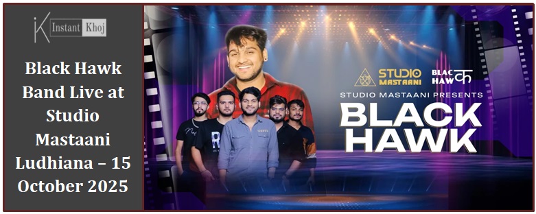 Black Hawk Band Live at Studio Mastaani Ludhiana – 15 October 2025